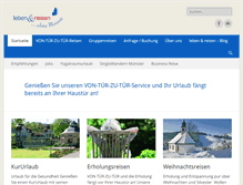 Tablet Screenshot of leben-und-reisen.de